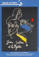 Jean cocteau vintage poster - -,