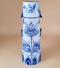 Moorcroft James Macintyre Florian ware Vase Cornflower & Butterfly With Faults
