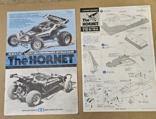 Tamiya hornet Manual 1984  1st edition RARE  good condition 