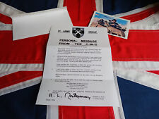 WW2 D-Day (Normandy Landing) Field Marshall Montgomery Letter, signed pic