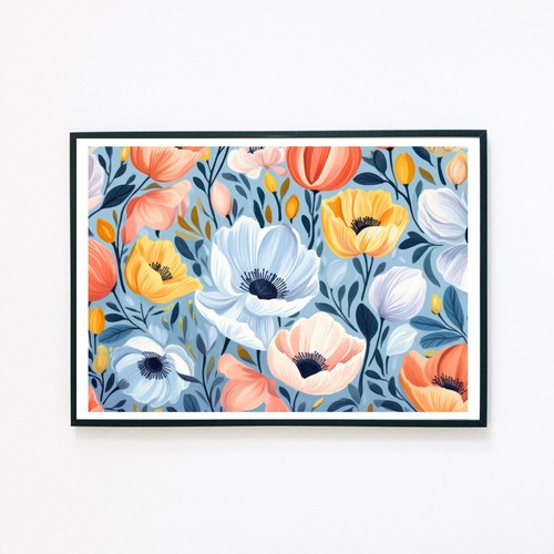 Abstract flowers botanical - abstract,