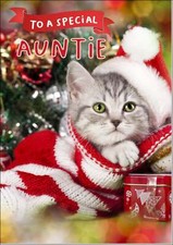 Doodlecards Auntie Christmas