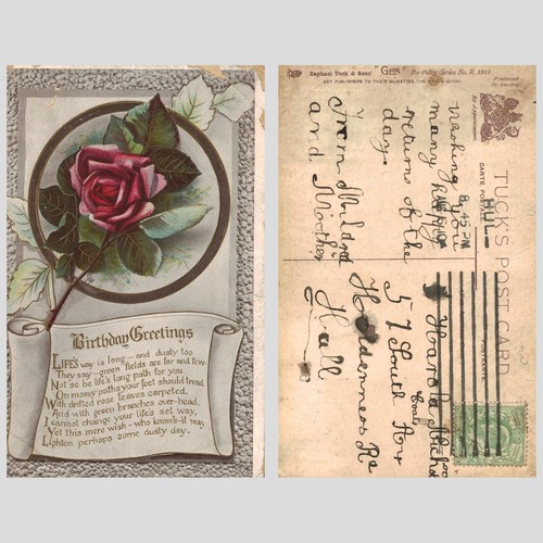 Vintage postcard raphael - vintage,