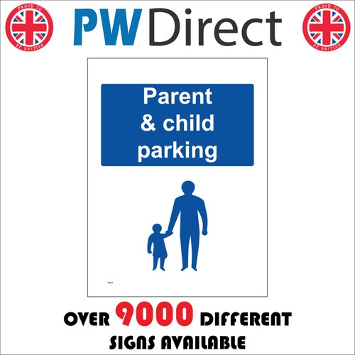 Sign parent and - parent, parking
