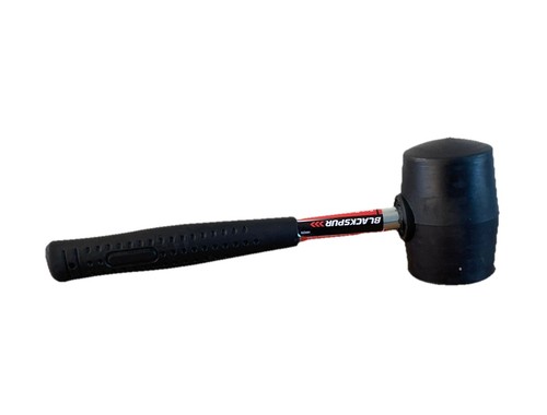 8oz rubber mallet - hammer, steel