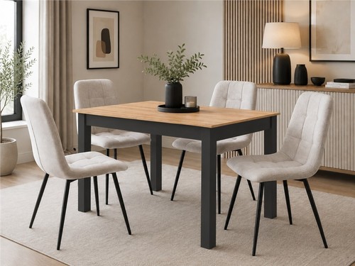 Extending dining table narrow - dining,