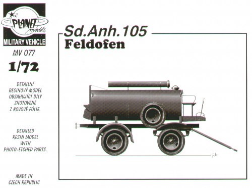 Planet models plamv077 72 - models, 1:72