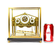 8 Day Miniature English William Congreve Rolling Ball Clock with Marble Base