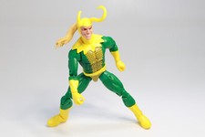 Marvel Loki Retro Green & Yellow Action Figure 2014 Hasbro 6" VGC