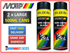 2 x MOTIP Satin Black Semi