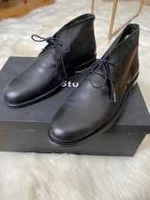 Sandro Leather Boots Classic Ankle Dessert