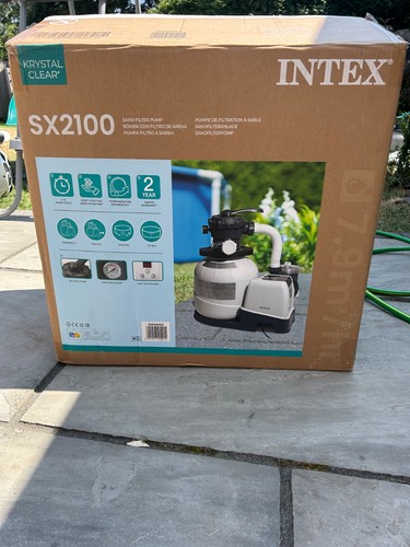 Intex 2100 sand pool - sand, filter