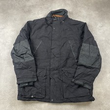 Timberland Parka Jacket Mens XL Workwear Pro Series Coat Black