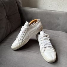 Adidas Nizza White Trainers UK 10 Low Top Retro Skate Style