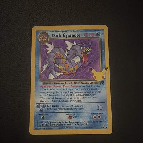 Pokémon tcg dark gyarados - pokémon,
