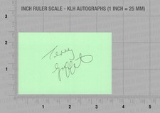 Terry Griffiths Hand Signed