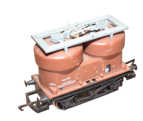 Hornby twin silo wagon - twin,
