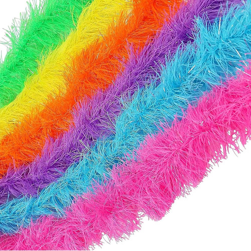 Pack colorful feather boas - pack,