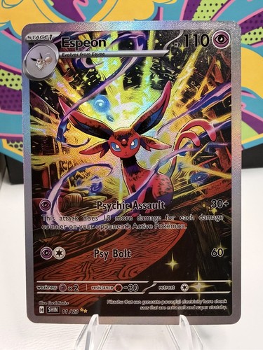 Mystic espeon pokemon card - espeon,