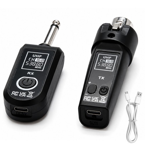 Uhf wireless guitar - guitar, xlr