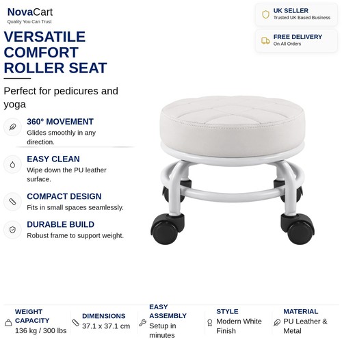 Leather roller seat - pu,