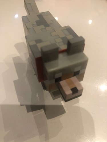 Minecraft wolf figure toy - toy,