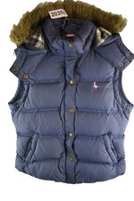JACk WILLS Blue Down padded Gilet size Uk 10 Womens Hooded Casual Outdoors