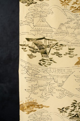 Vintage japanese silk kimono - japanese,