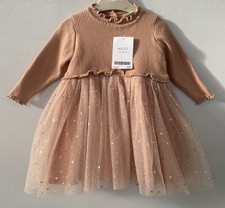 Beautiful New Baby Girls Next Party Dress Age 3-6 Months *Christmas*