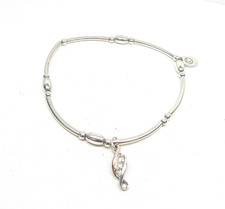 Clogau Gold Silver & Rose Gold Past Present Future Affinity Bead Bracelet 18cm