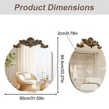 Vintage Round Wall Mirror