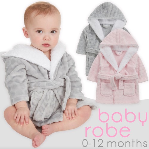 Baby girls boys fleece robe - fleece,
