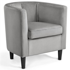 Club Chair Accent Chairs Velvet Tub Chair Contemporary Style Living Room Chair