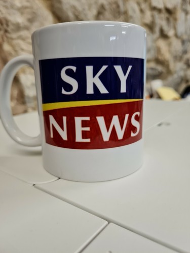 Sky news 1990s logo cup - news,