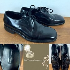 Loake black tuxedo lace up shoes size U.K. 7 