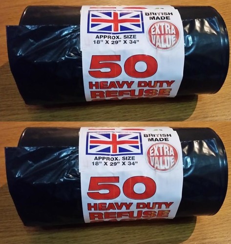 100 heavy duty black - black, refuse