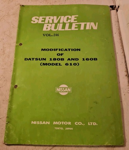 Nissan service bulletin - service, #246
