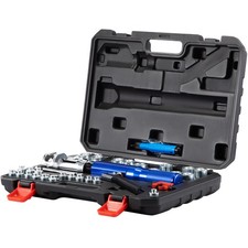 Uimoso Hydraulic Flaring Tool Kit Double Flaring Tool 45° for 3/16" to 1/2" Tube