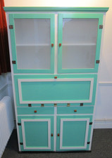 Retro 1920 1930 1940 Larder Kitchen Cabinet Storage Pantry Drawers Freestanding