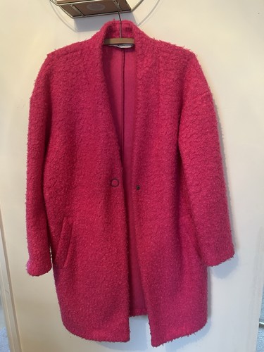 Pink ladies pea coat size - coat, 10