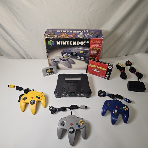 Nintendo n64 console boxed - n64,