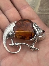 Large Sterling Silver "Lizard"