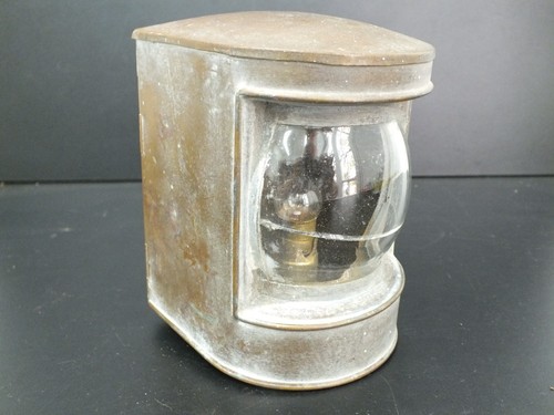 Vintage brass lamp boat - vintage,