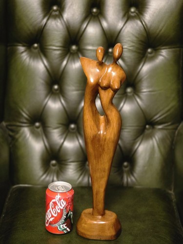 Hardwood erotic carving - carving, nude