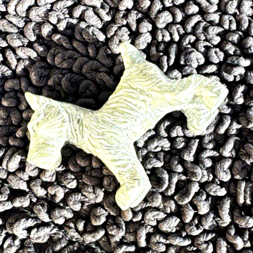 Small metal scottish terrier - metal,