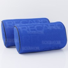 2pcs Recaro Blue Fabric