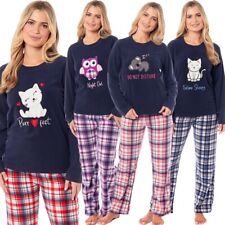 NEW 2025 STOCK KATE MORGAN LADIES PYJAMAS SOFT & COSY WARM PJ SET CAT OWL KOALA