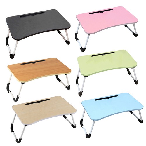Folding laptop table stand bed - table,