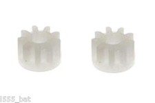 Original Genuine Scalextric W8100 L7085 White 9T Tooth Standard Pinion Gears 