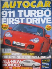 AUTOCAR 00/02/09 SKODA FABIA PORSCHE 911 TURBO LOTUS ELISE TOYOTA MR2 VIPER GTS